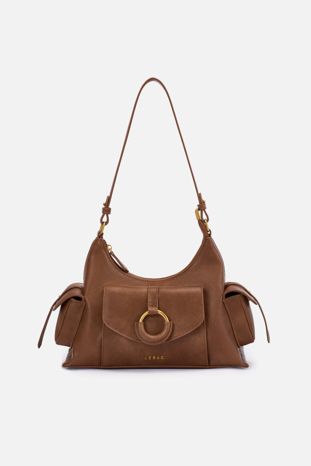 (LESAC) Crystal Bag - Brown