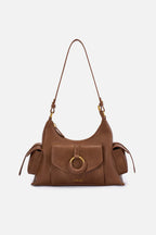 (LESAC) Crystal Bag - Brown