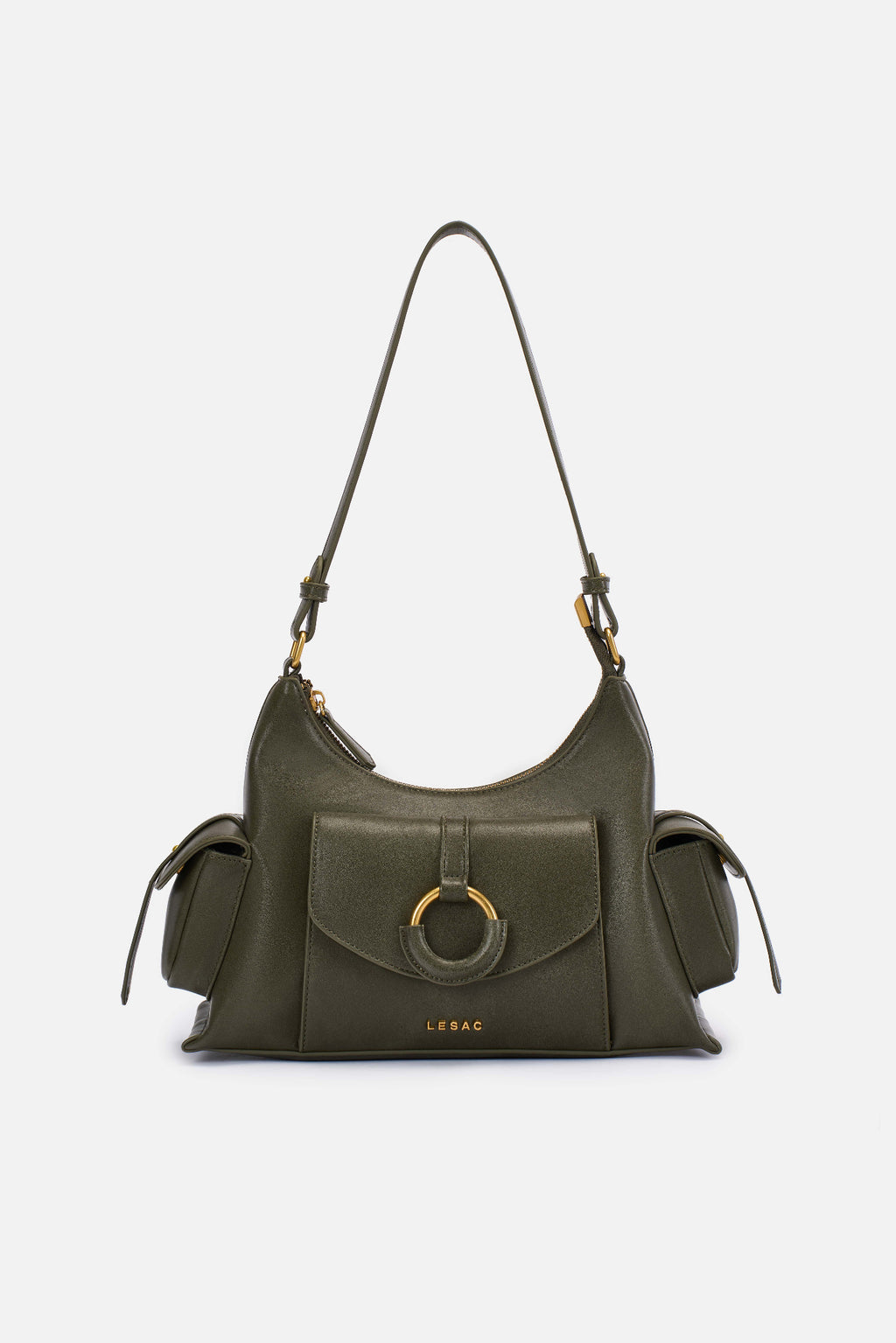 (LESAC) Crystal Bag - Moss Green