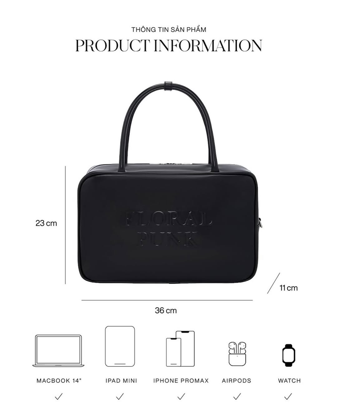 (Floralpunk) Floralpunk Berlin Briefcase Bag - Brown