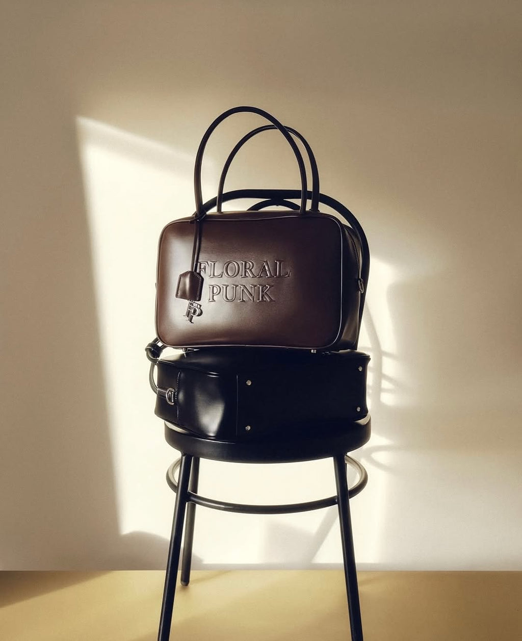 (Floralpunk) Floralpunk Berlin Briefcase Bag - Brown