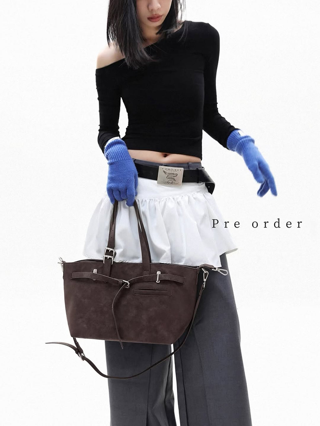 Sissy Suede Tote Bag