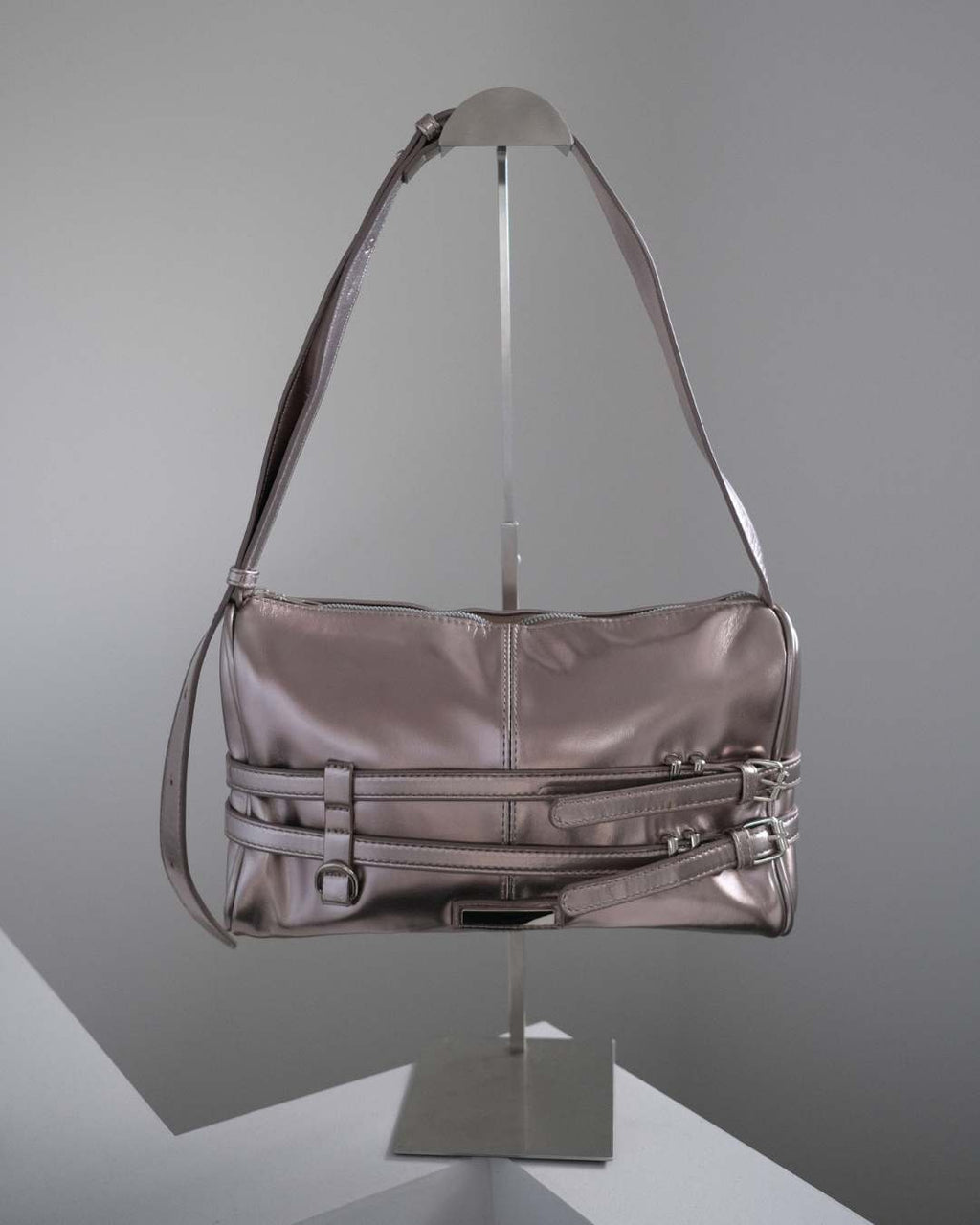 Pink Metallic Bag
