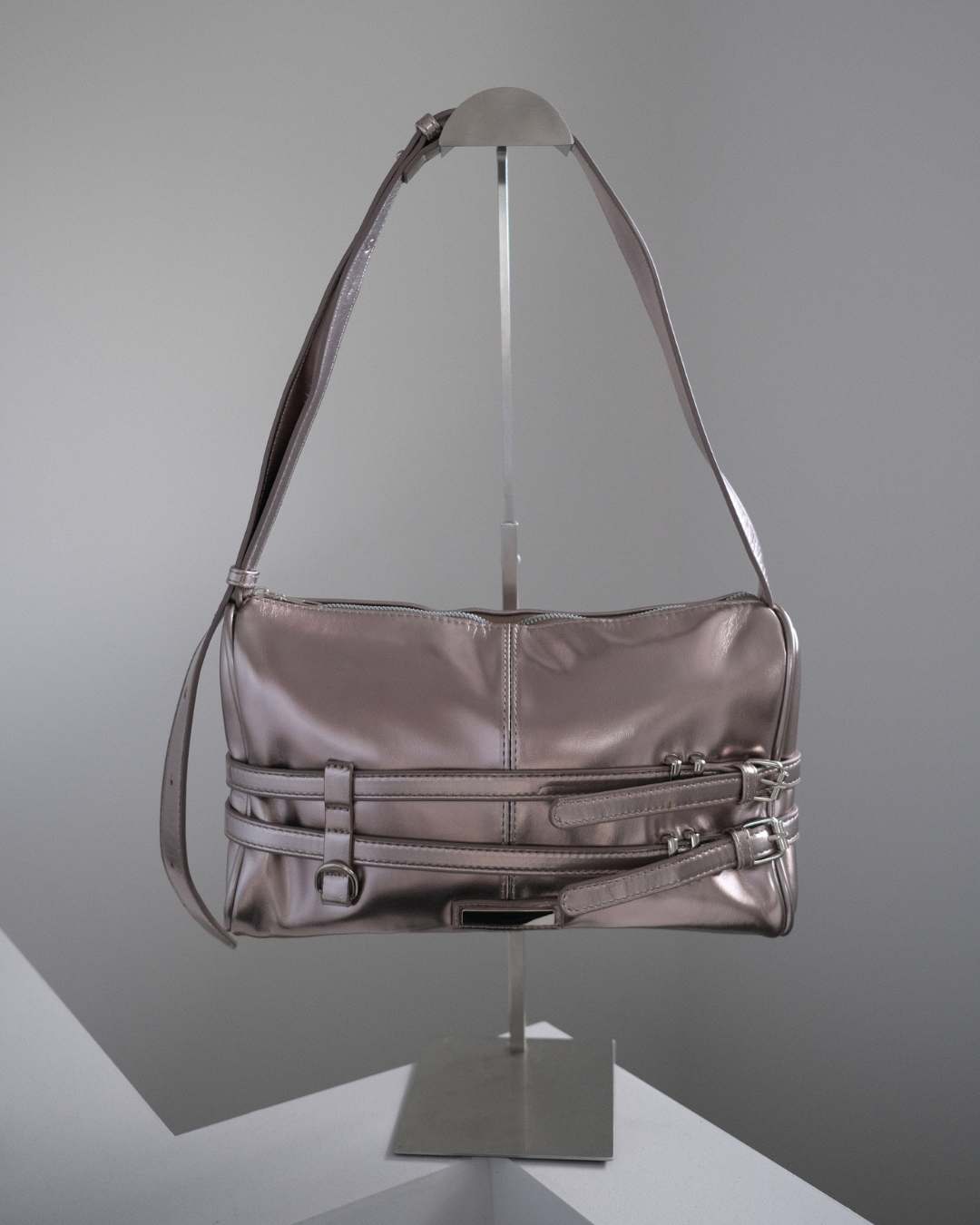 Pink Metallic Bag