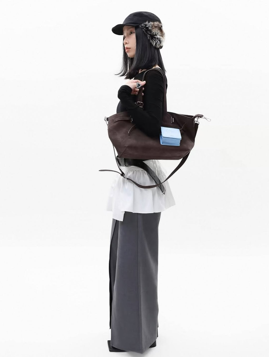 Sissy Suede Tote Bag