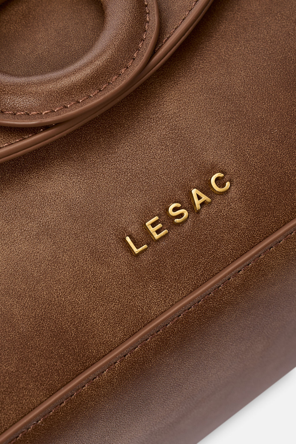 (LESAC) Crystal Bag - Brown