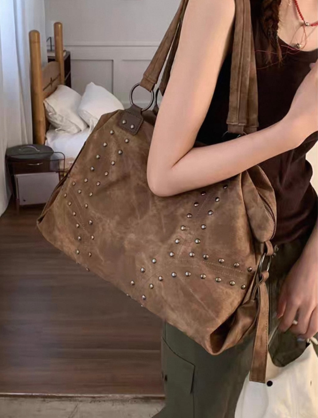 Arden Stud Shoulder Bag