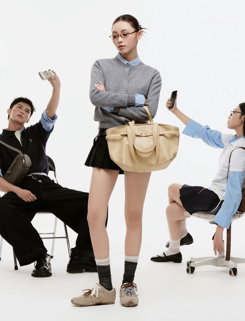 (Karatta) Belt Tote Bag (Medium, Large)