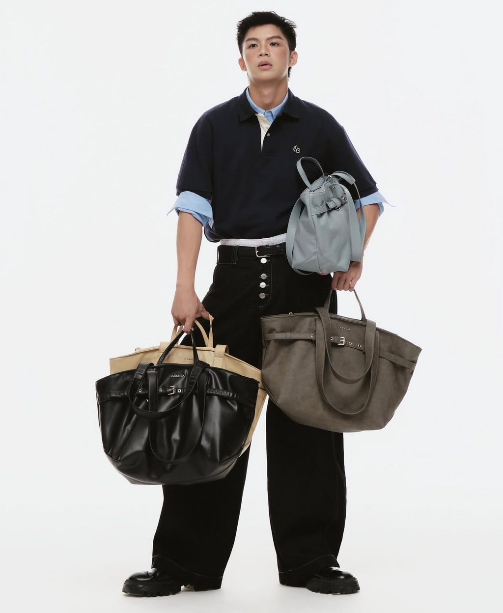 (Karatta) Belt Tote Bag (Medium, Large)