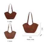 Suede Retro Tote Bag