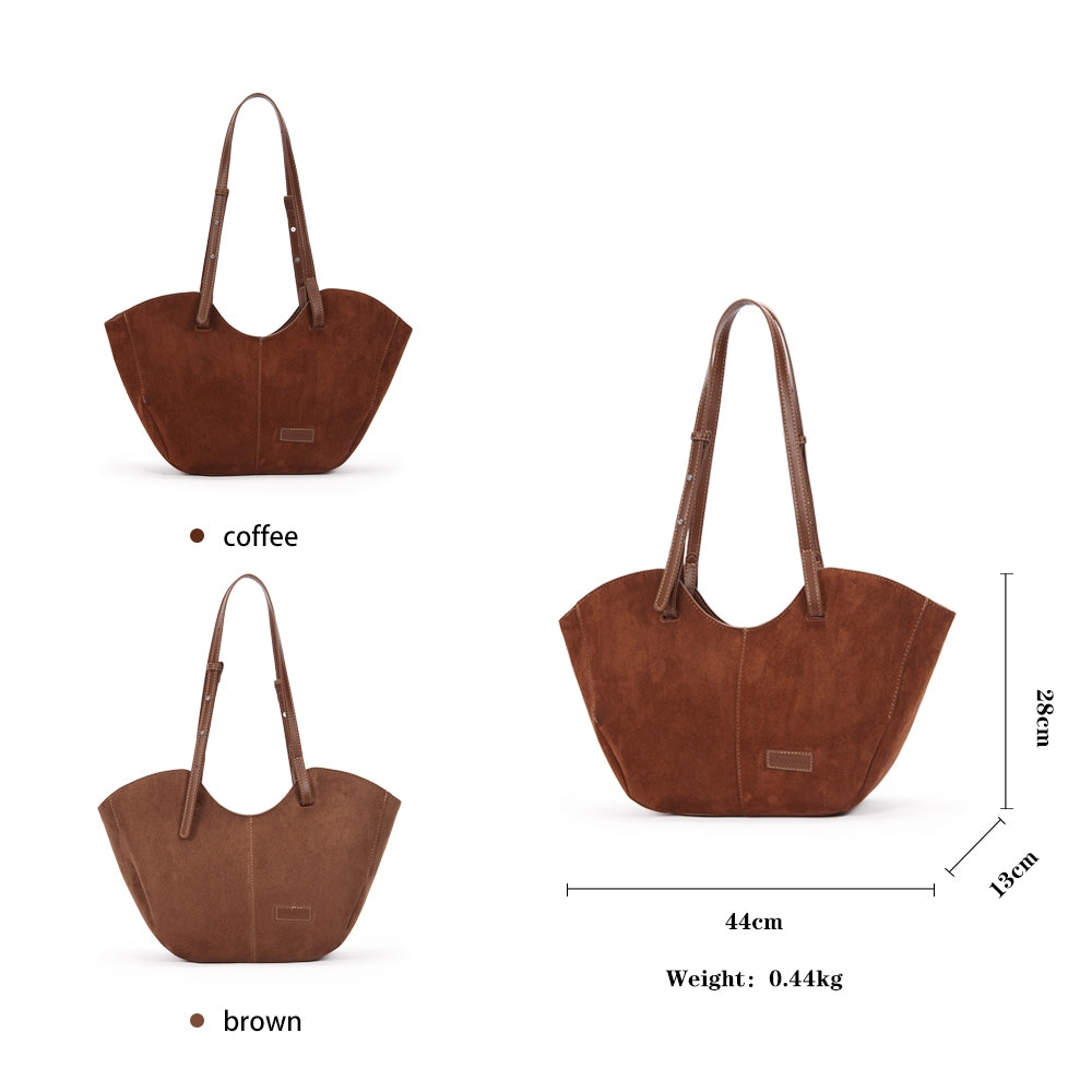 Suede Retro Tote Bag