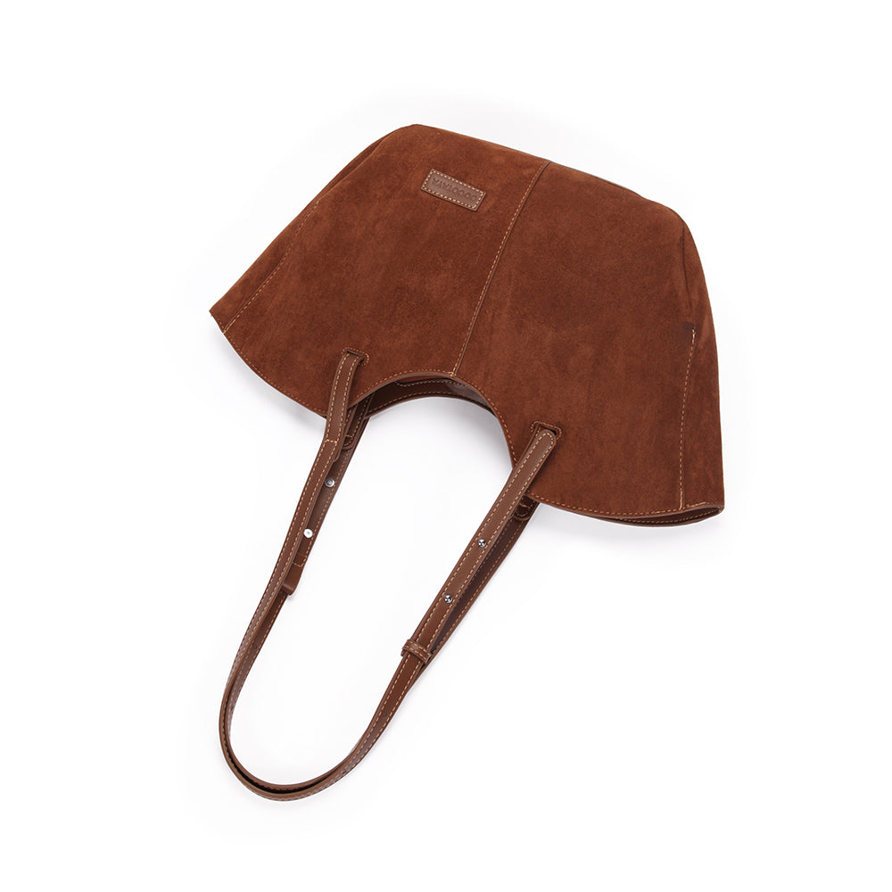 Suede Retro Tote Bag