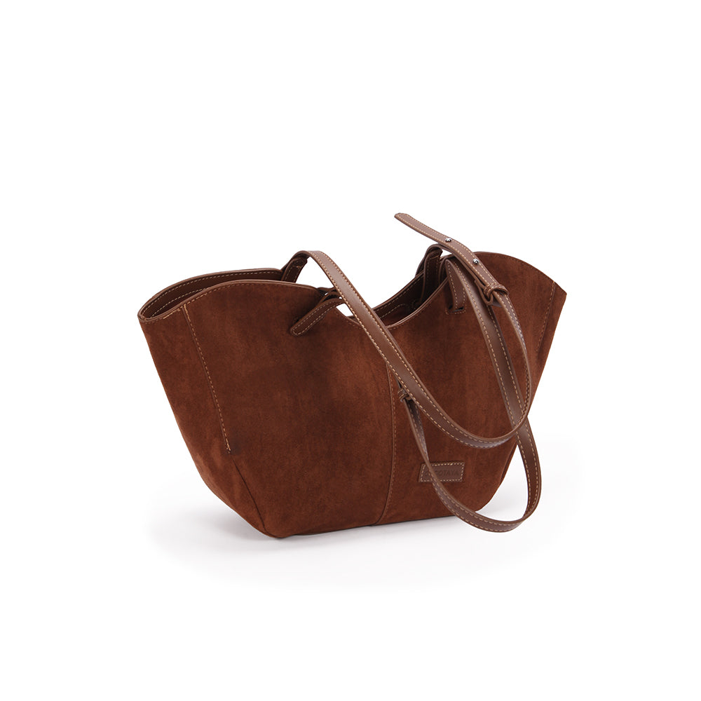 Suede Retro Tote Bag