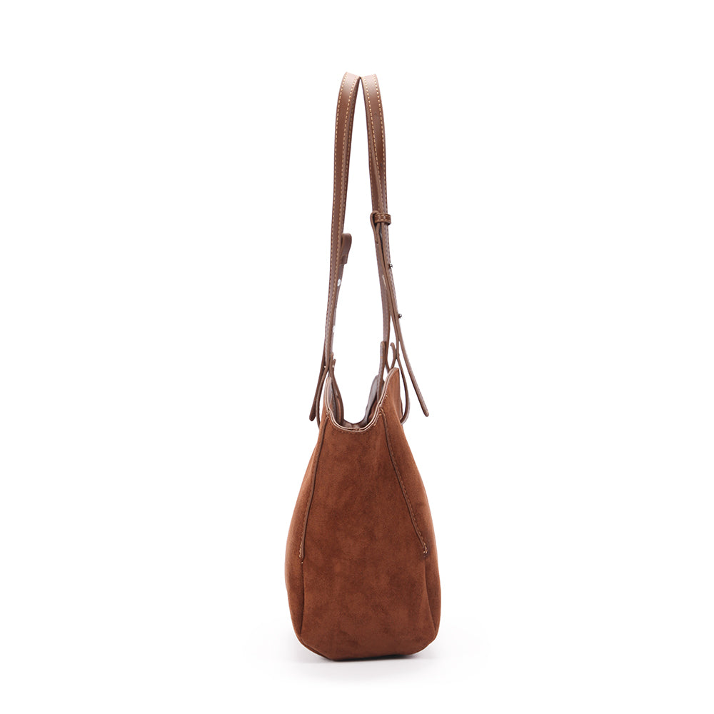 Suede Retro Tote Bag