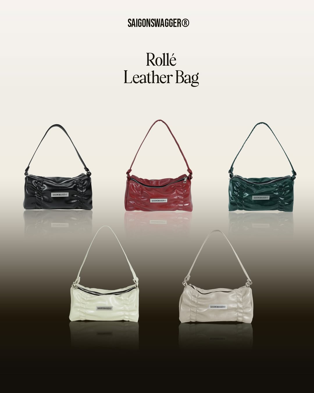 ROLLÉ LEATHER BAG
