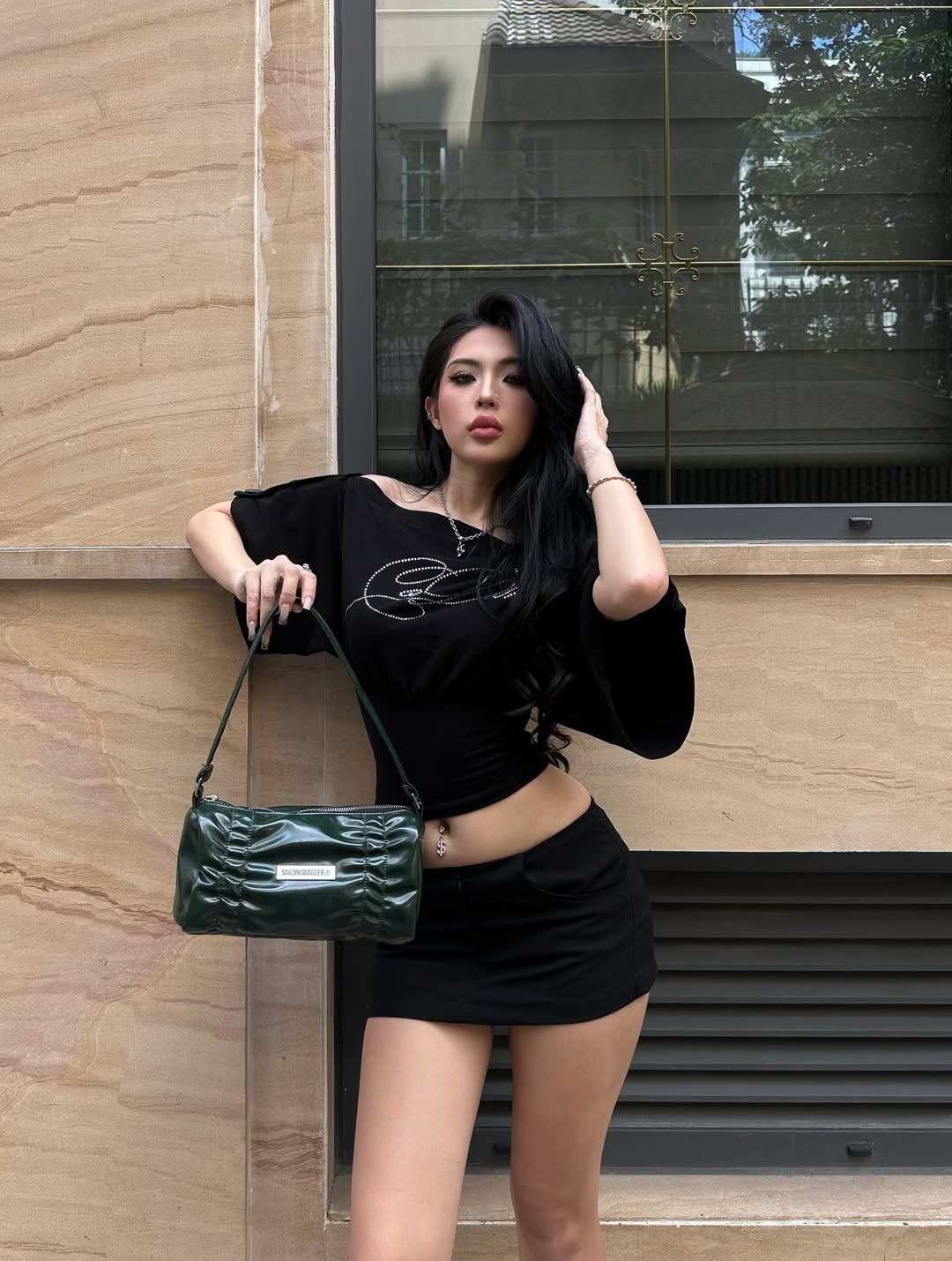 ROLLÉ LEATHER BAG