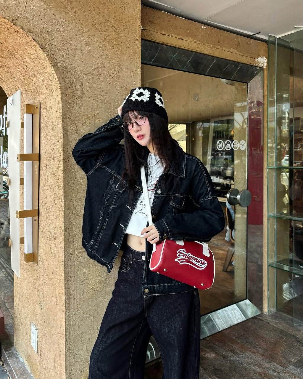(98STU) SAIGON HEART MINI BAG
