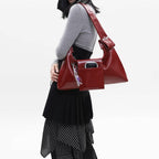 Pae Bag (Cherry Leather or Suede Brown)