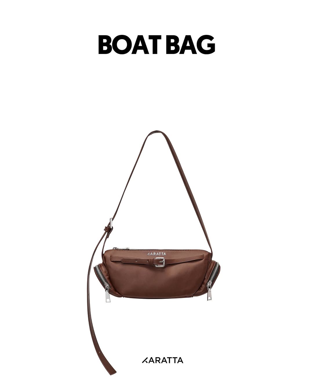 BOAT BAG - Brown