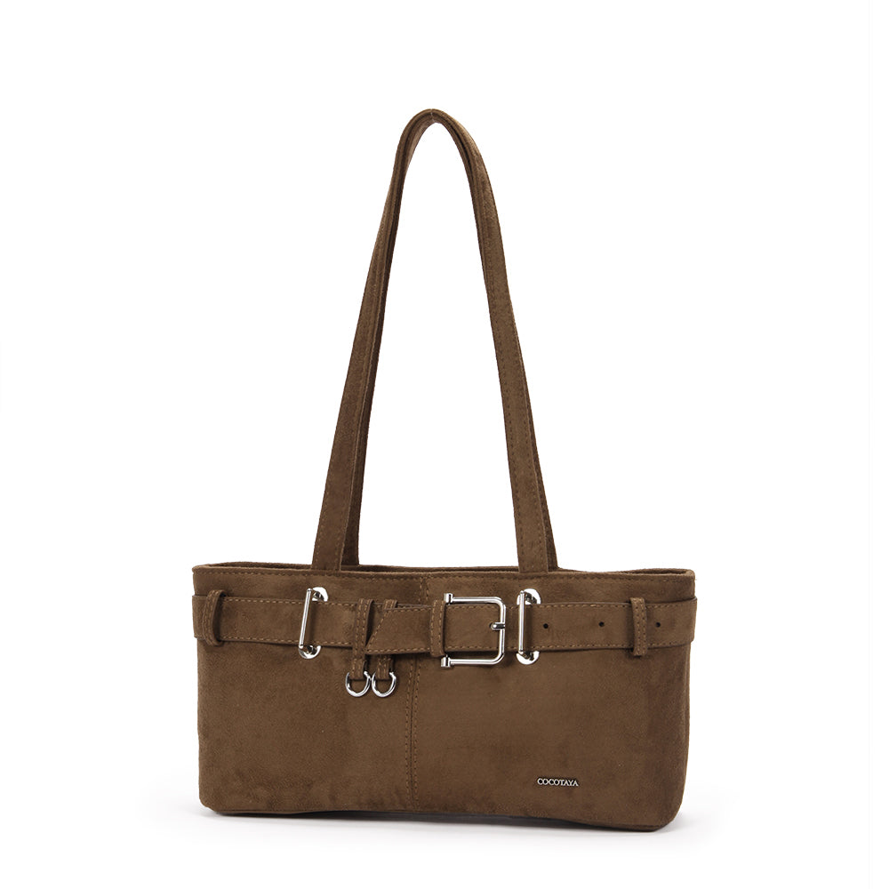 Suede Bonie Shoulder Bag