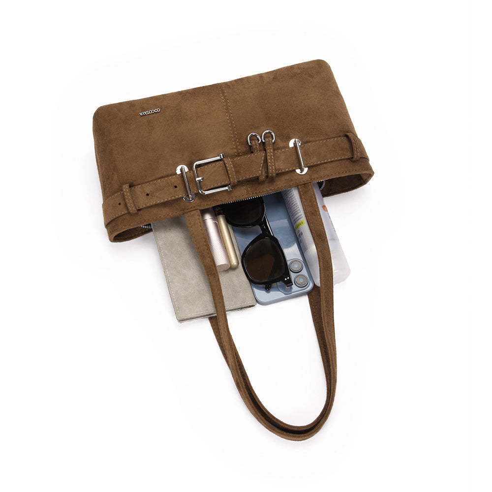 Suede Bonie Shoulder Bag