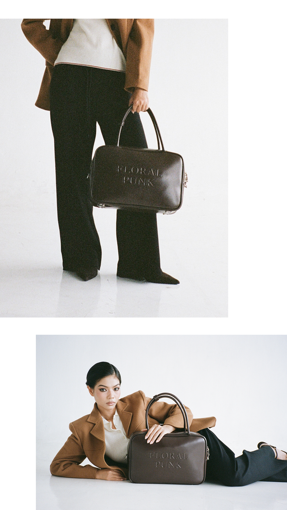 (Floralpunk) Floralpunk Berlin Briefcase Bag - Brown