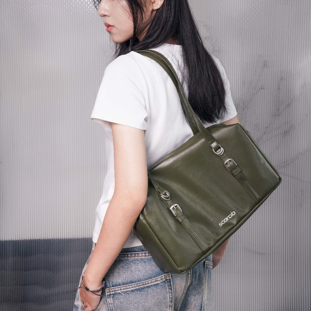 Elryn Belt Shoulder Bag (Venti L) - SCARAB